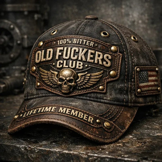 🔥Last Day 50% OFF - Old Fuckers Club Vintage Baseball Cap
